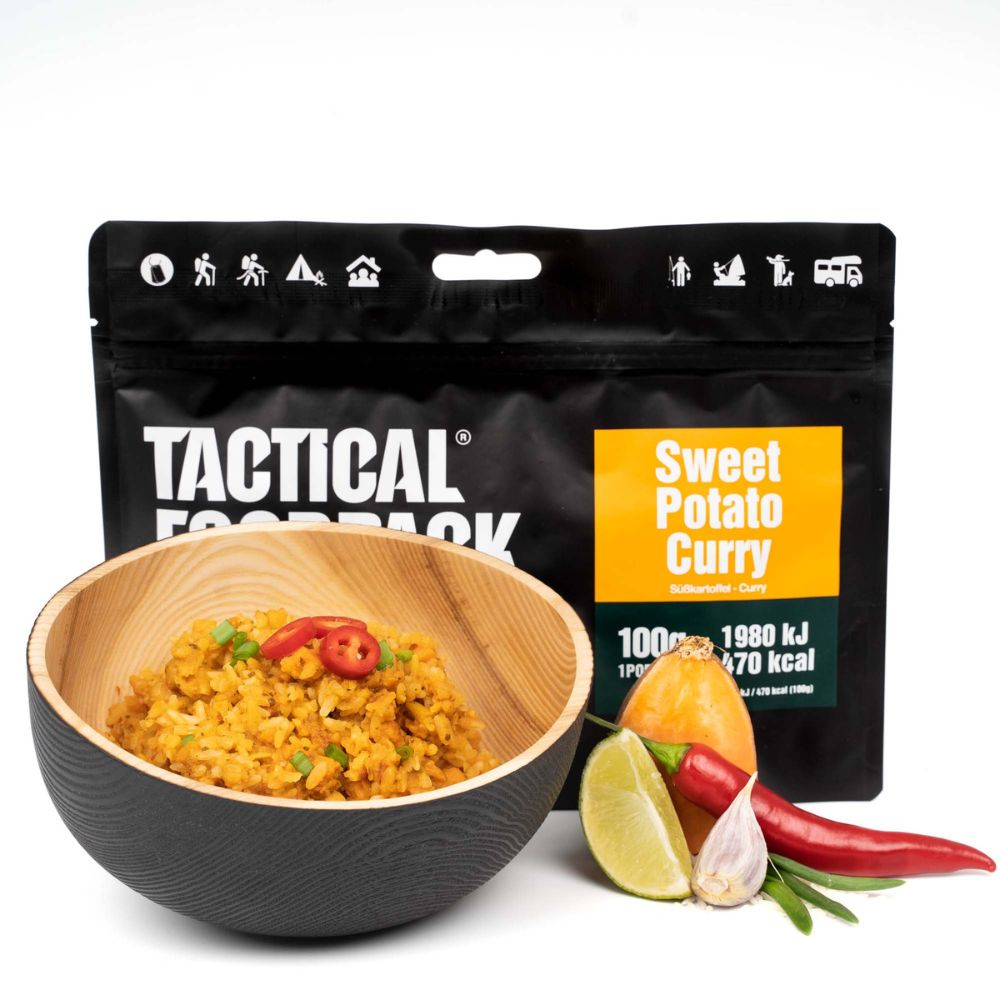 Ration lyophilisée Tactical Foodpack Patate Douce au Curry 504 kcal