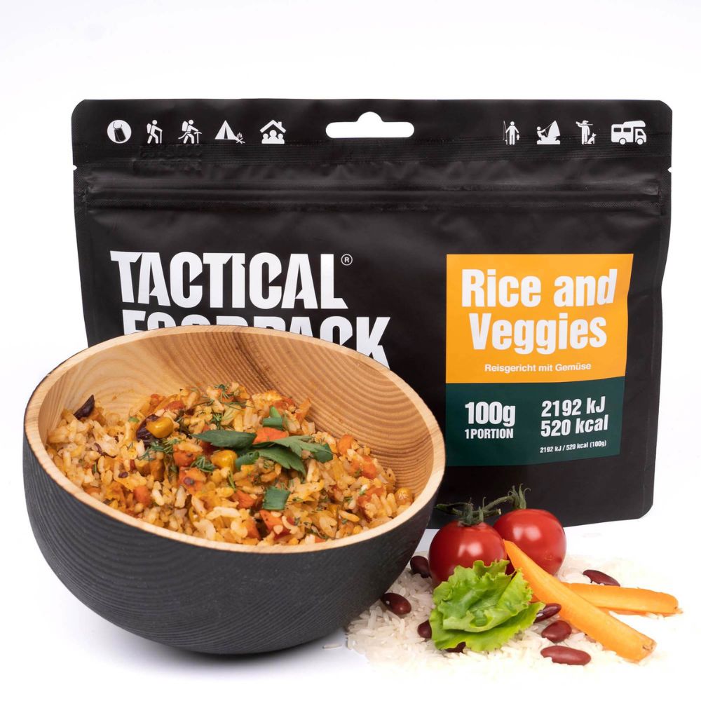 Ration lyophilisée Tactical Foodpack Riz & Légumes