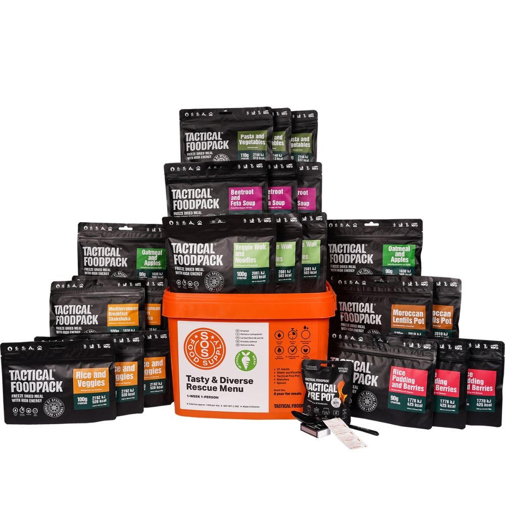 Ration lyophilisée Tactical Foodpack SOS Food Supply sans viande