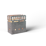 Réchaud pliant BCB FireDragon Mini Cooker MK2 en métal avec pare-vent réglable