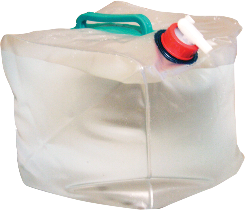 Réservoir d'eau pliable BCB 10 litres avec robinet intégré et poignée de portage