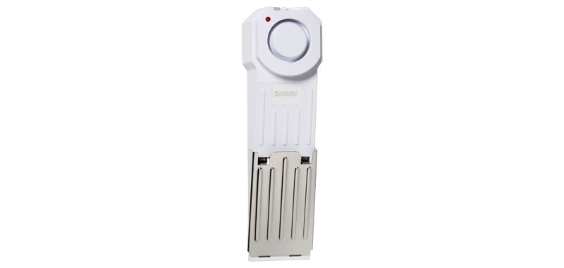 Alarme cale-porte Sabre Red 120 dB sur pile 9 V pour chambre d'hôtel et logement