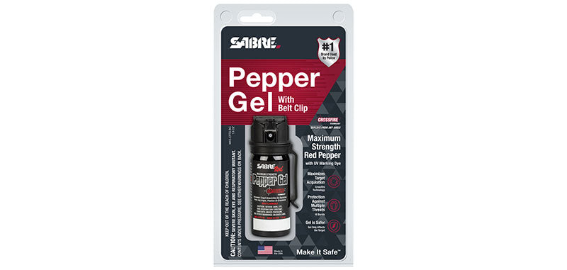 Aérosol lacrymogène Sabre Red MK-3 Crossfire 45 ml jet filaire 1,33 % MC