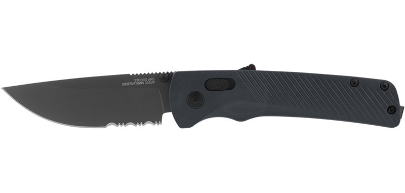 Couteau pliant SOG Flash AT - Urban Grey crant acier CRYO D2 lame 87 mm