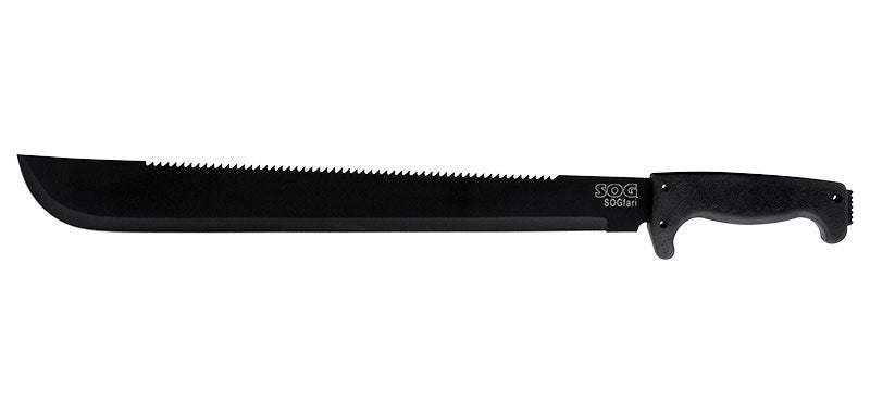 Machette SOG SogFari Machete 18'' acier 3Cr13 lame 457 mm fil lisse