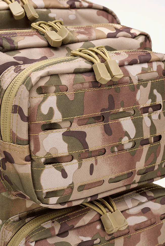 Sac à dos Brandit US Cooper Lasercut Large 40 L fixations découpées au laser