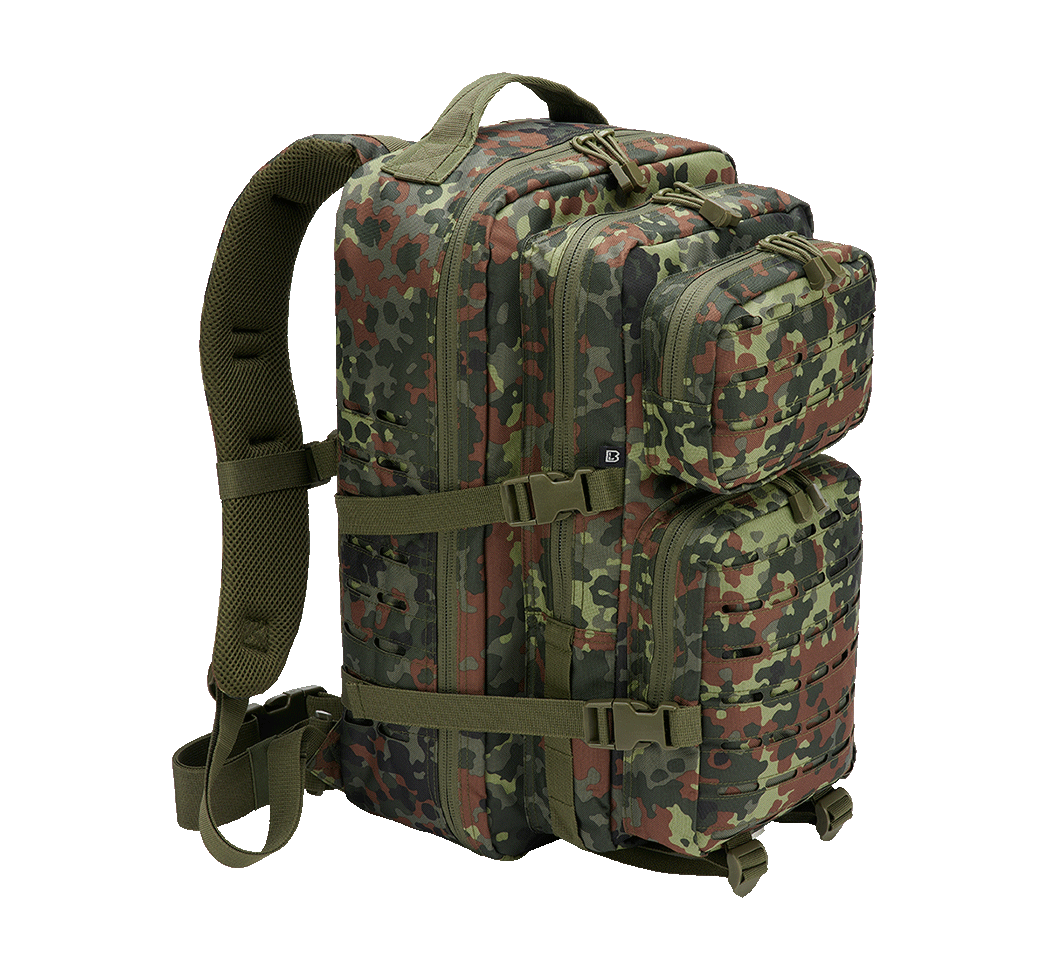 Sac à dos Brandit US Cooper Lasercut Large 40 L fixations découpées au laser