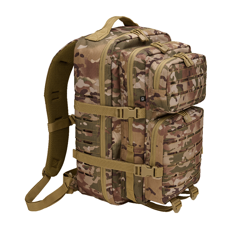 Sac à dos Brandit US Cooper Lasercut Large 40 L fixations découpées au laser