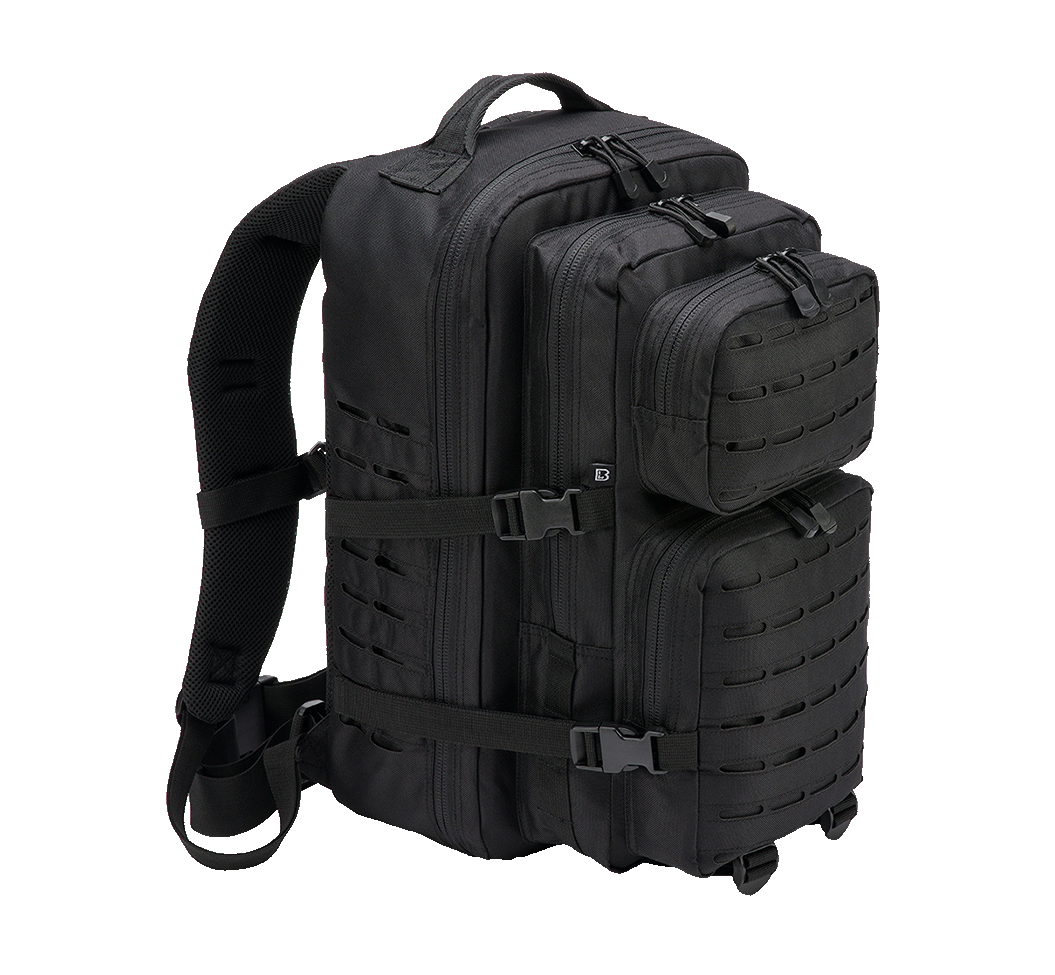 Sac à dos Brandit US Cooper Lasercut Large 40 L fixations découpées au laser