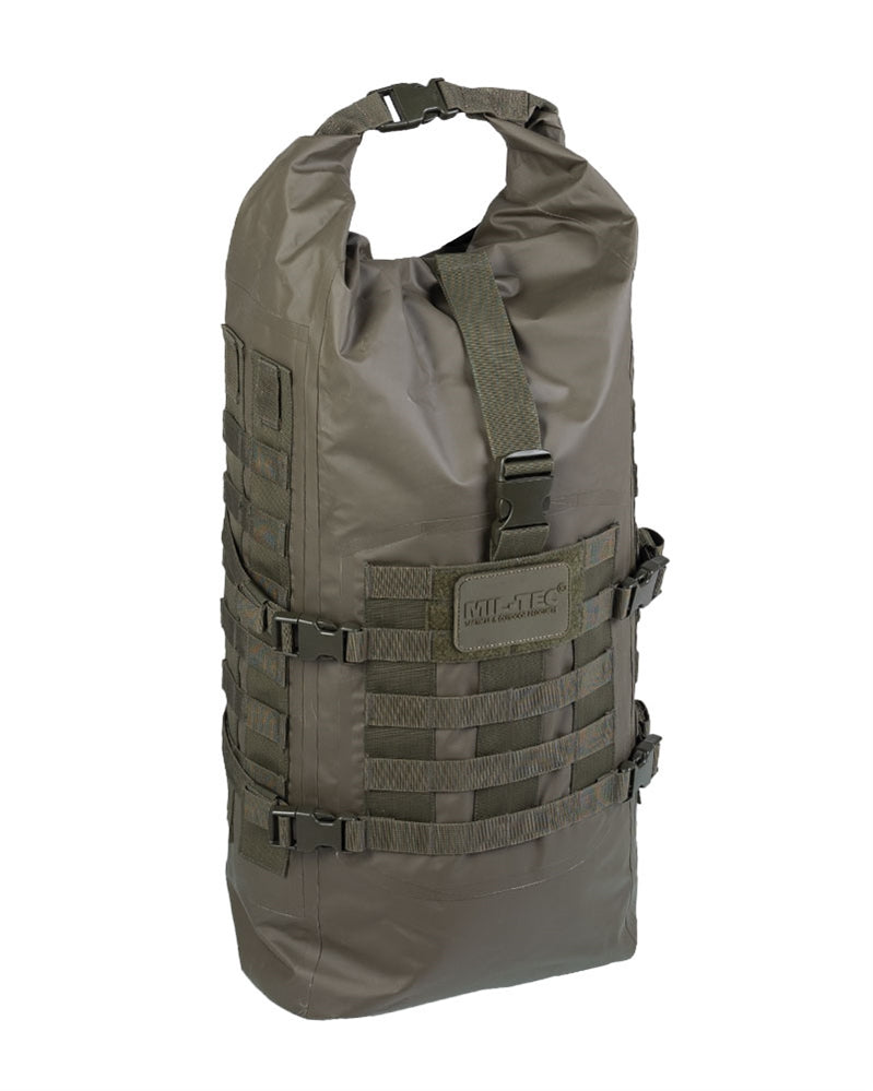 Sac à dos étanche SEALS Dry-Bag Mil-Tec 35 L en PVC 250D avec système MOLLE