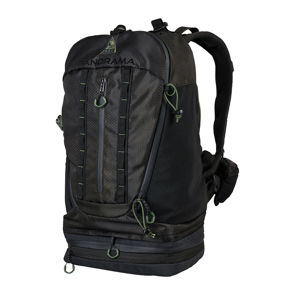 Sac à dos polyvalent Ares Panorama 40 L compartiment inférieur détachable et housse de pluie
