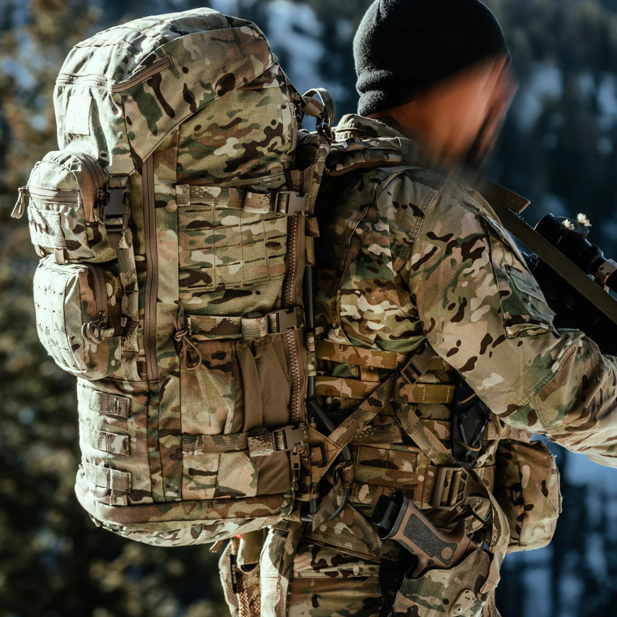 Sac à dos tactique Eberlestock Mission Ruck 80 L multi-jours pour plateforme Mission EMOD