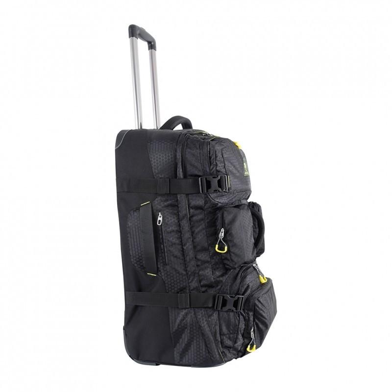 Sac de voyage Ares Elite Case 85L à roulettes, poignée rétractable métal, 65 × 40 × 30 cm