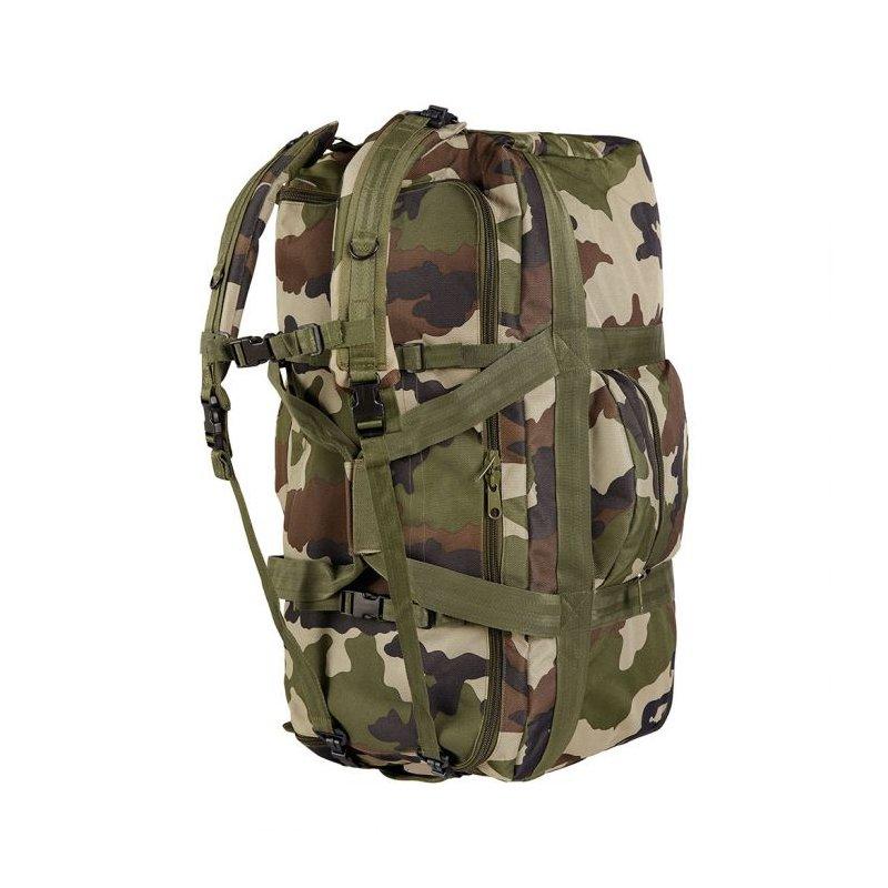 Sac de voyage Ares à roulettes 120L, compartiment central à ouverture totale, bretelles sac à dos
