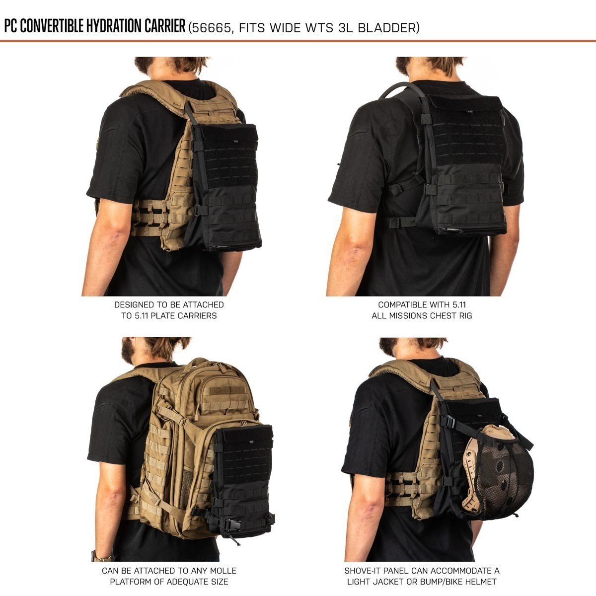 Sac d'hydratation 5.11 Tactical Convertible