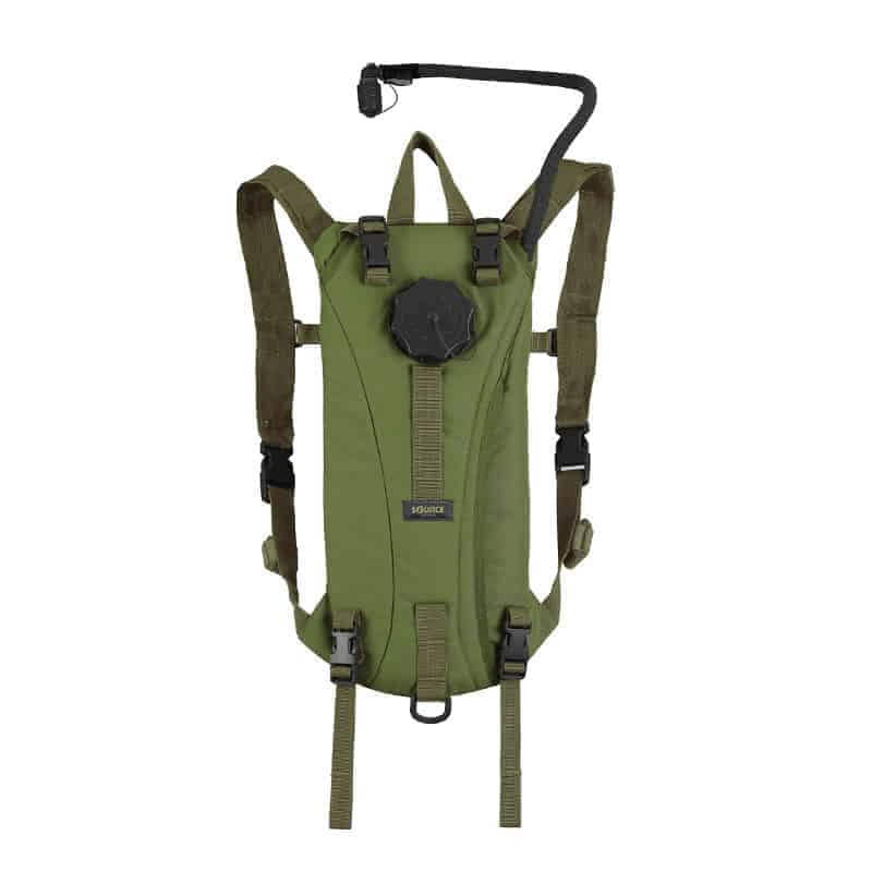 Sac d'hydratation Source Tactical 2 ou 3 L interface QCA et port de remplissage externe