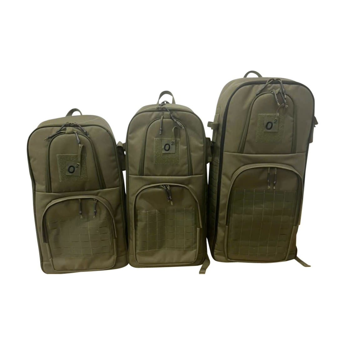 Sac médical Vigilant CHOUCAS-3 en Cordura 1000D pour bouteille d'oxygène de 3 litres