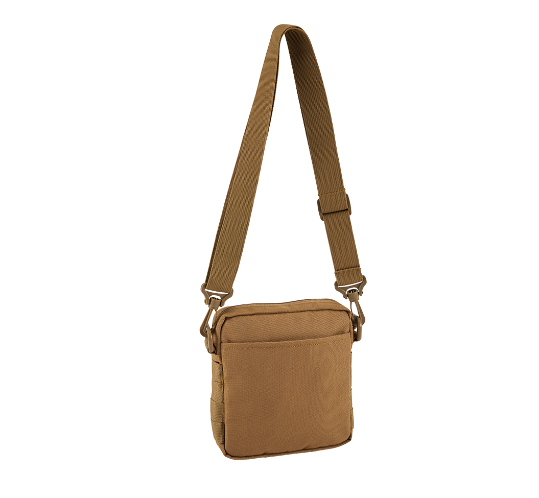 Sacoche Brandit City polyester 600D bandoulière détachable MOLLE 18 x 19 x 4 cm