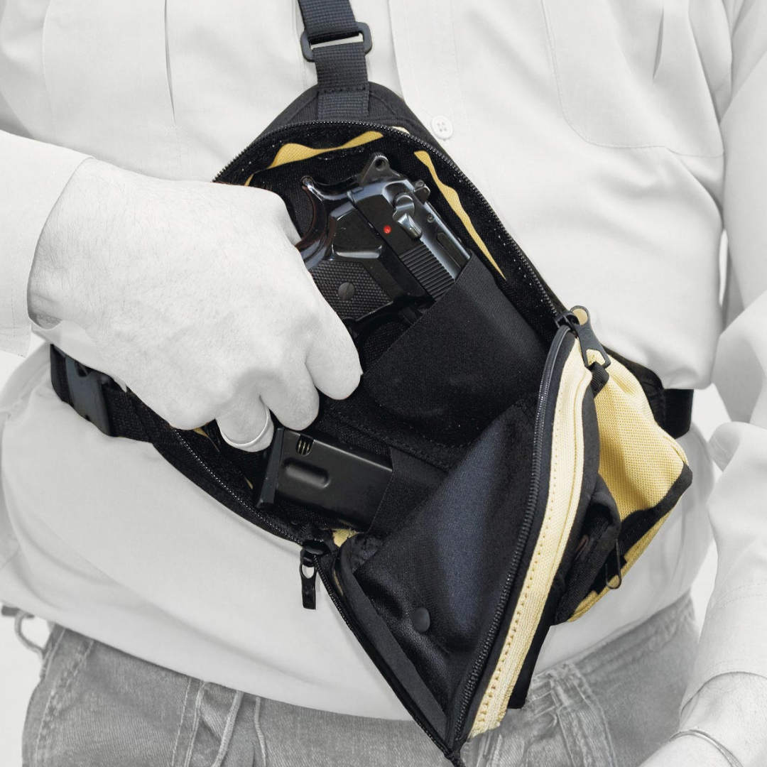Sacoche holster Radar 1957 port discret droitier en Cordura 16 x 23 cm avec étui interne