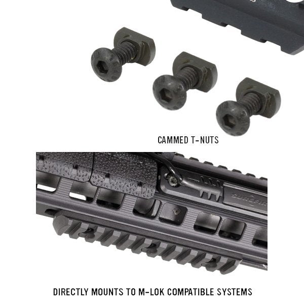 Section de rail Picatinny Magpul M-LOK 11 emplacements 12,4 cm en polymère