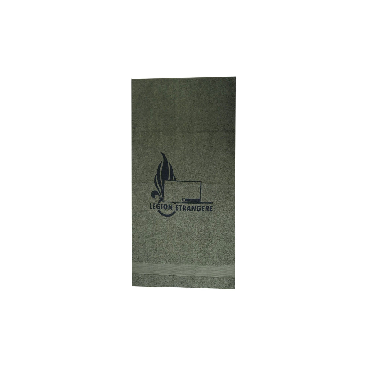 Serviette militaire Opex en coton 50 x 100 cm au logo du képi de la Légion étrangère