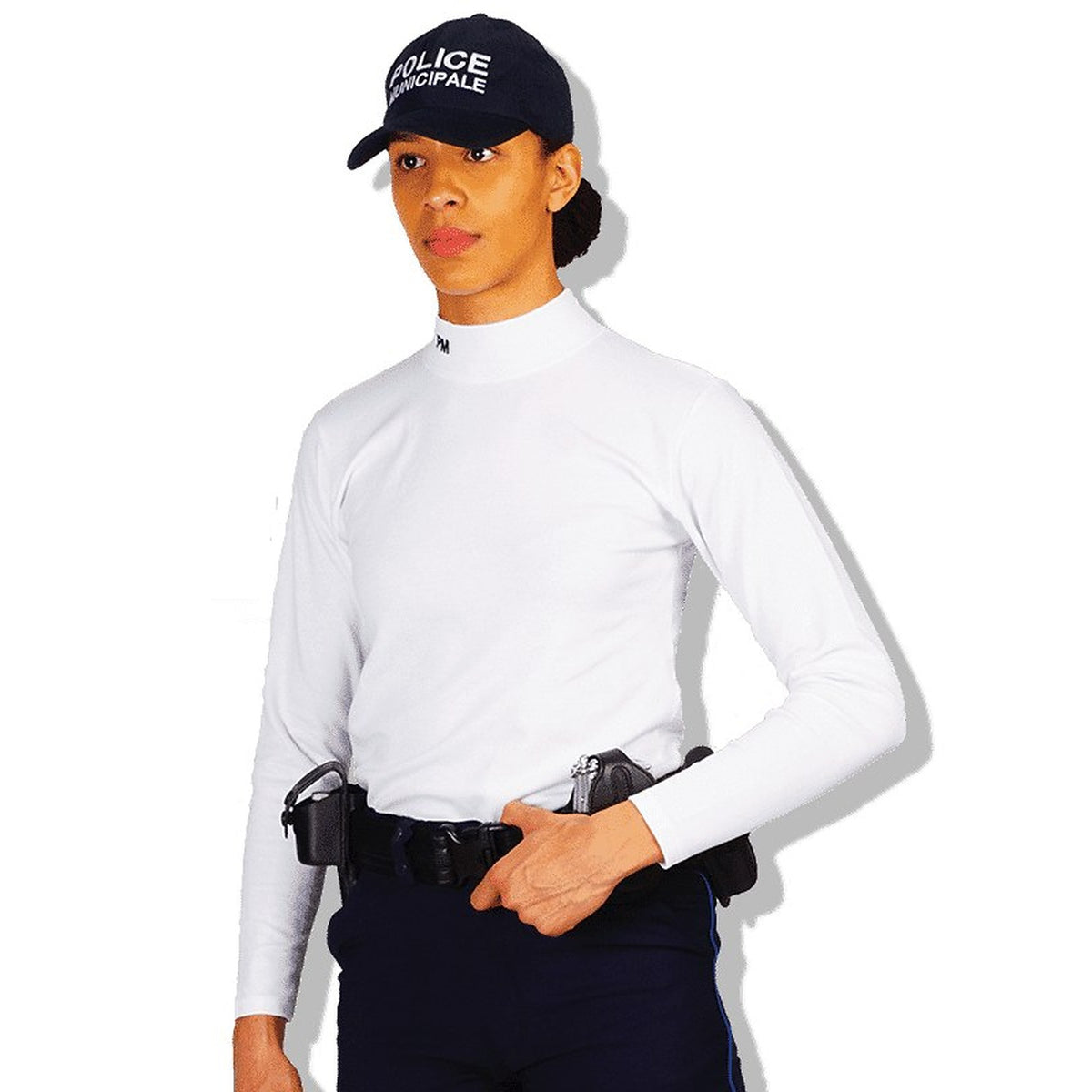 Sous-pull manches longues GK Professional Police Municipale coton et élasthanne