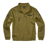 Sweat Brandit Tactical Troyer molleton gratté capuche et surfaces auto-agrippantes