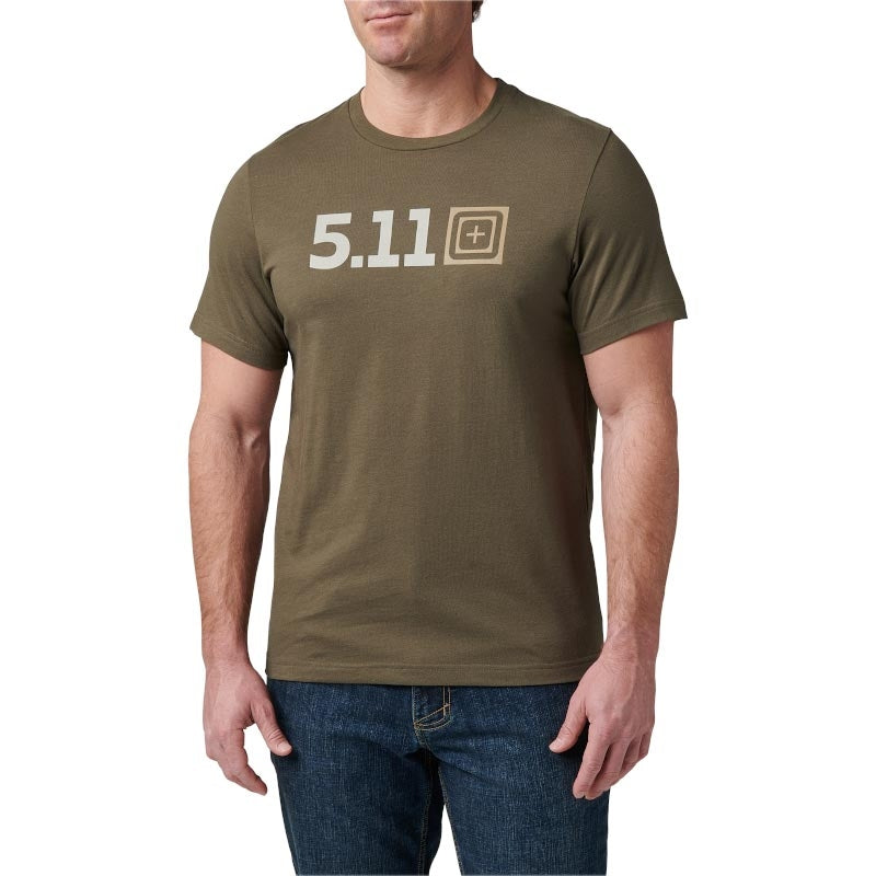 T-shirt American Flag 5.11 Tactical jersey coton polyester encres résistantes au temps