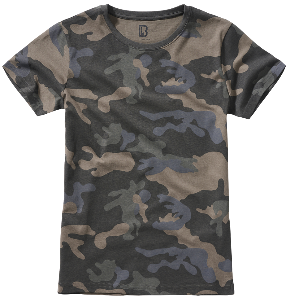T-shirt Brandit coupe femme en coton 160 g par m² col rond et manches courtes