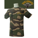 T-shirt Patrol Equipement à motif imprimé broderie parachutiste coton 180 g/m²