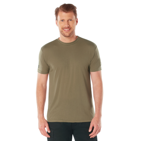 T-shirt Rothco Athletic Fit avec Patch
