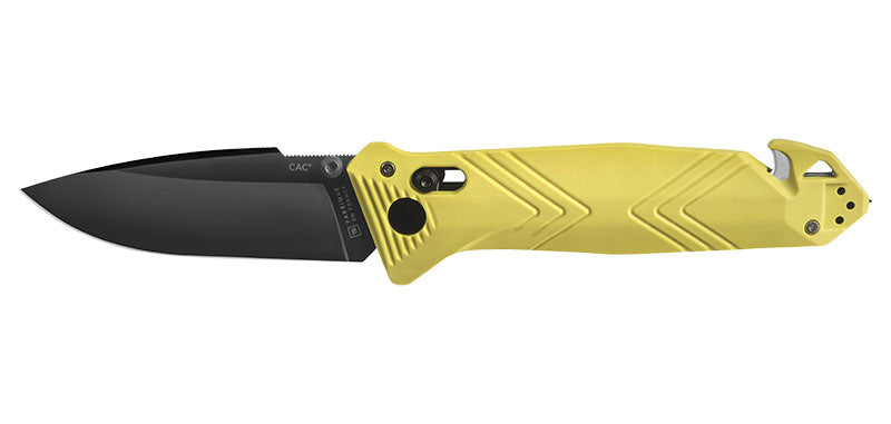 Couteau pliant TB Outdoor CAC Lisse - 4 fonctions acier Nitrox lame 85 mm