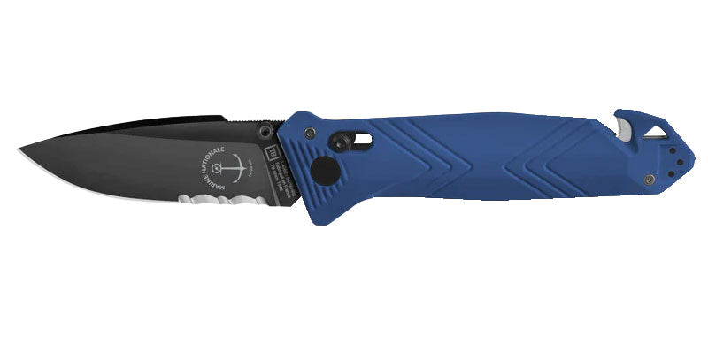 Couteau pliant TB Outdoor CAC Mixte Marine Nationale - 4 fonctions acier Nitrox lame 85 mm
