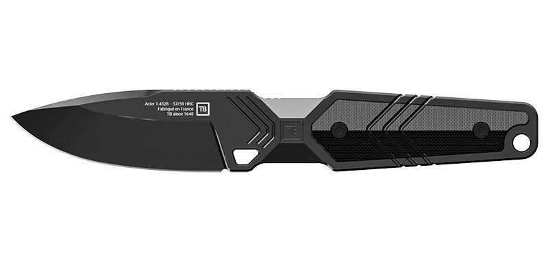 Couteau à lame fixe TB Outdoor Impact 127 0145 acier Mox lame 76 mm