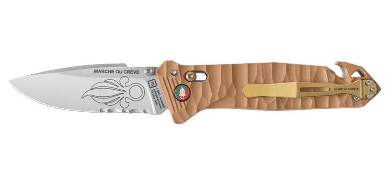Couteau pliant TB Outdoor CAC Mixte Légion Étrangère H ritage acier Nitrox lame 85 mm