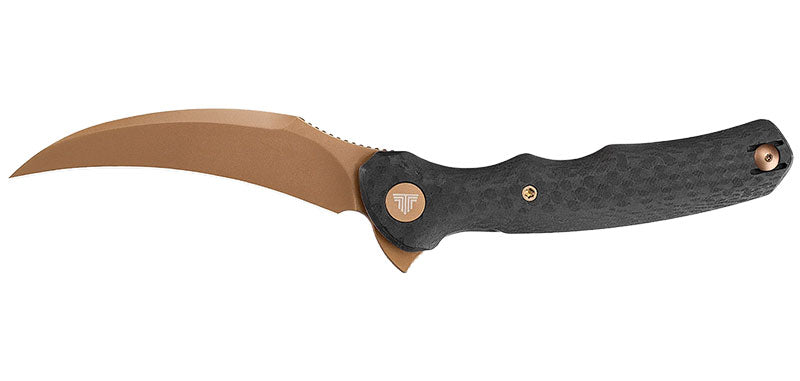 Karambit Trivisa Lacerta-CG acier 14C28N lame 85 mm lame karambit