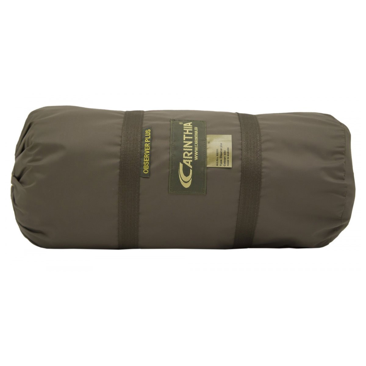 Tente-sac de bivouac Carinthia Observer Plus en Gore-Tex, 2 arceaux de 1800 mm, dôme de tête