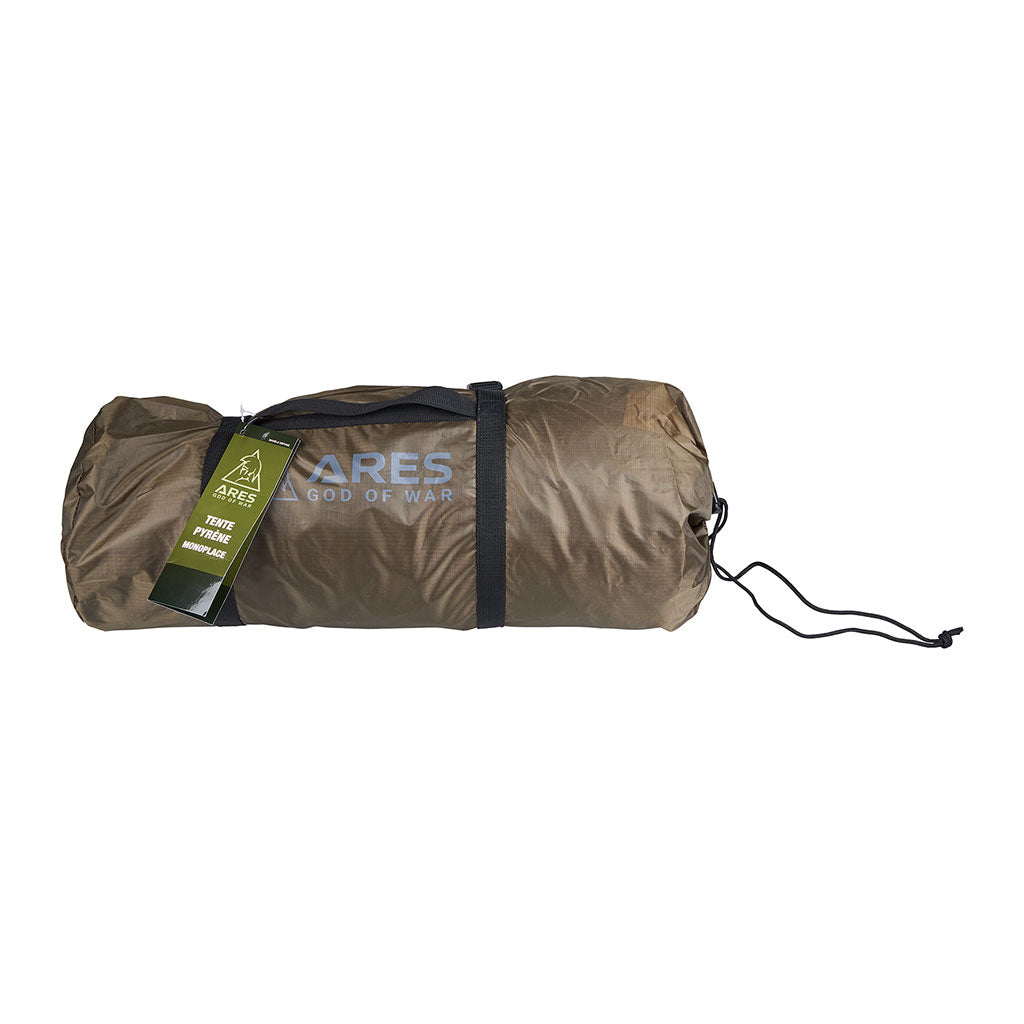 Tente tunnel Ares Pyrène 1,75 kg trois arceaux de 8,5 mm et triple ventilation