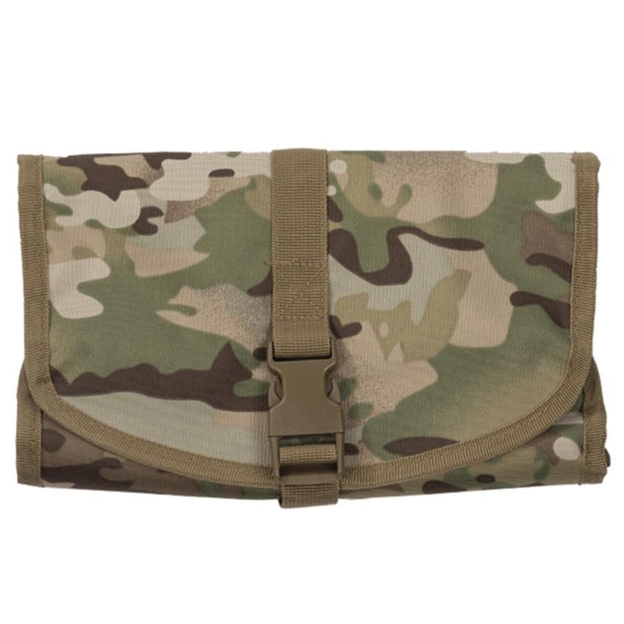 Trousse de toilette Mil-Tec Classic en polyester PVC à suspendre avec multiples compartiments d'organisation