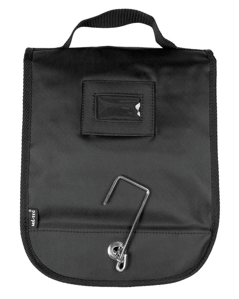 Trousse de toilette Mil-Tec polyester 600D enduit 30 x 25 x 10 cm 560 g avec miroir