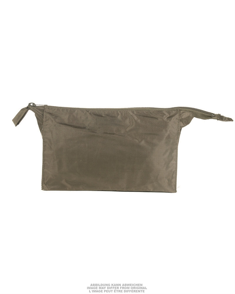 Trousse de toilette de la Bundeswehr en polyester doublé, occasion, lot de 10