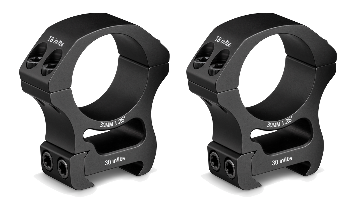 Collier 30mm Vortex Pro Series 140 g pour la reprise d'optique sur rail, sans usinage