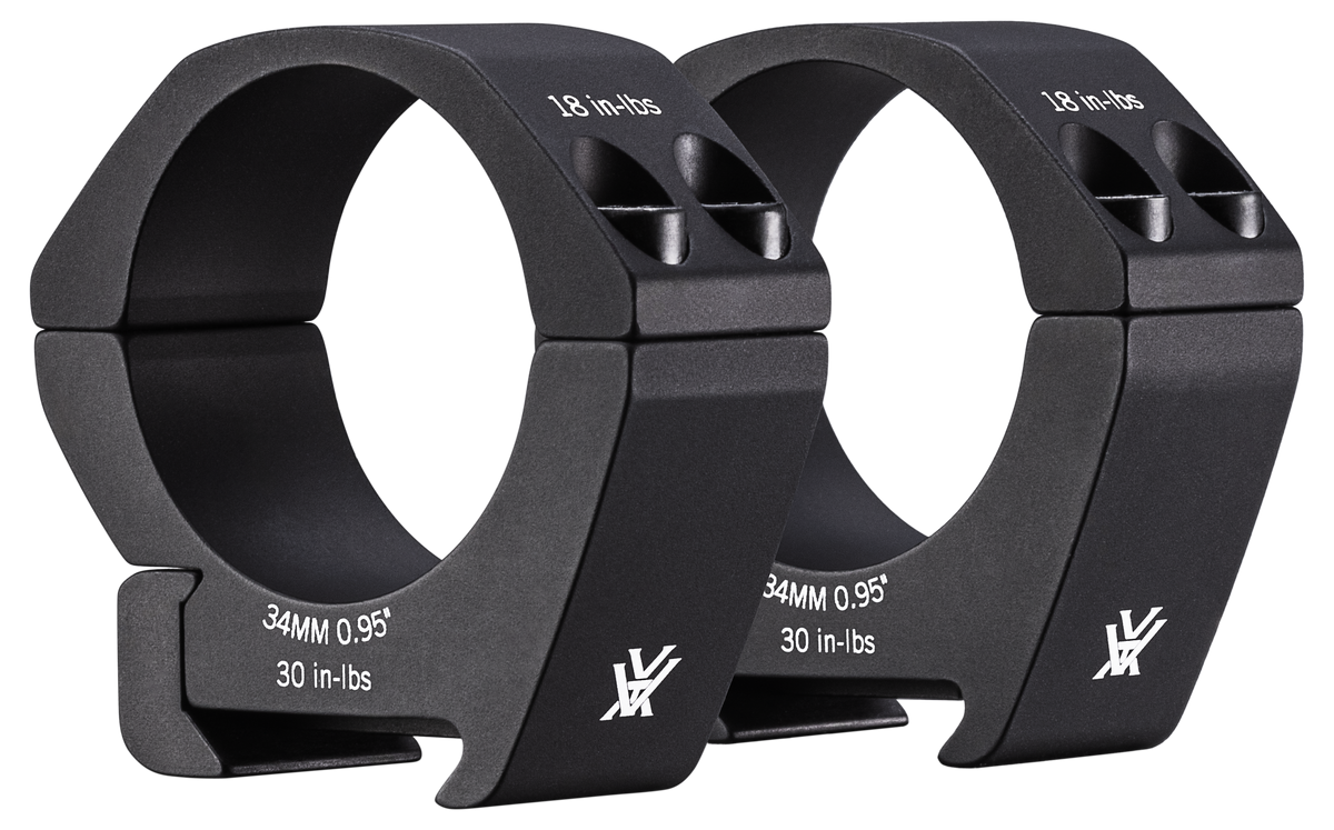 Colliers 34mm Vortex Pro Series 50 g pour la reprise d'optique sur rail, sans usinage