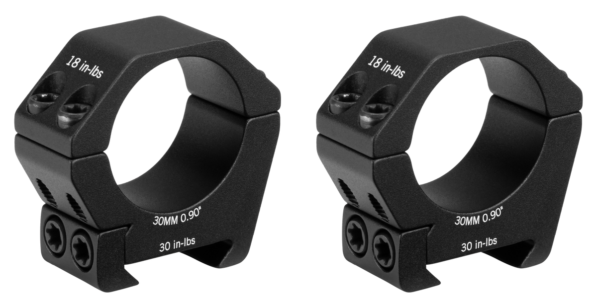 Colliers 30mm Vortex Sport 80 g pour la reprise d'optique sur rail, sans usinage