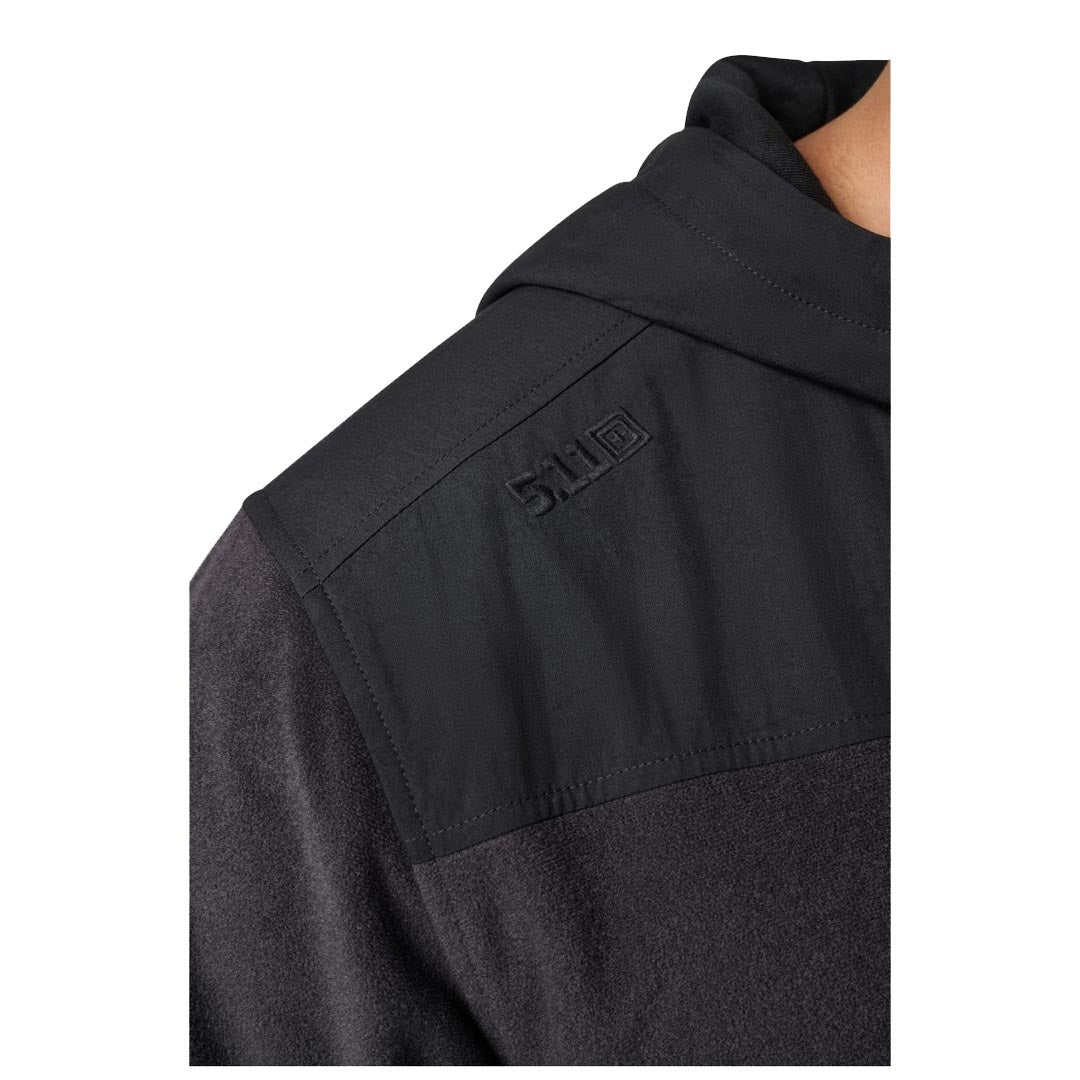 Veste Adhere 5.11 Tactical hybride à capuche déperlante et empiècements auto-agrippants