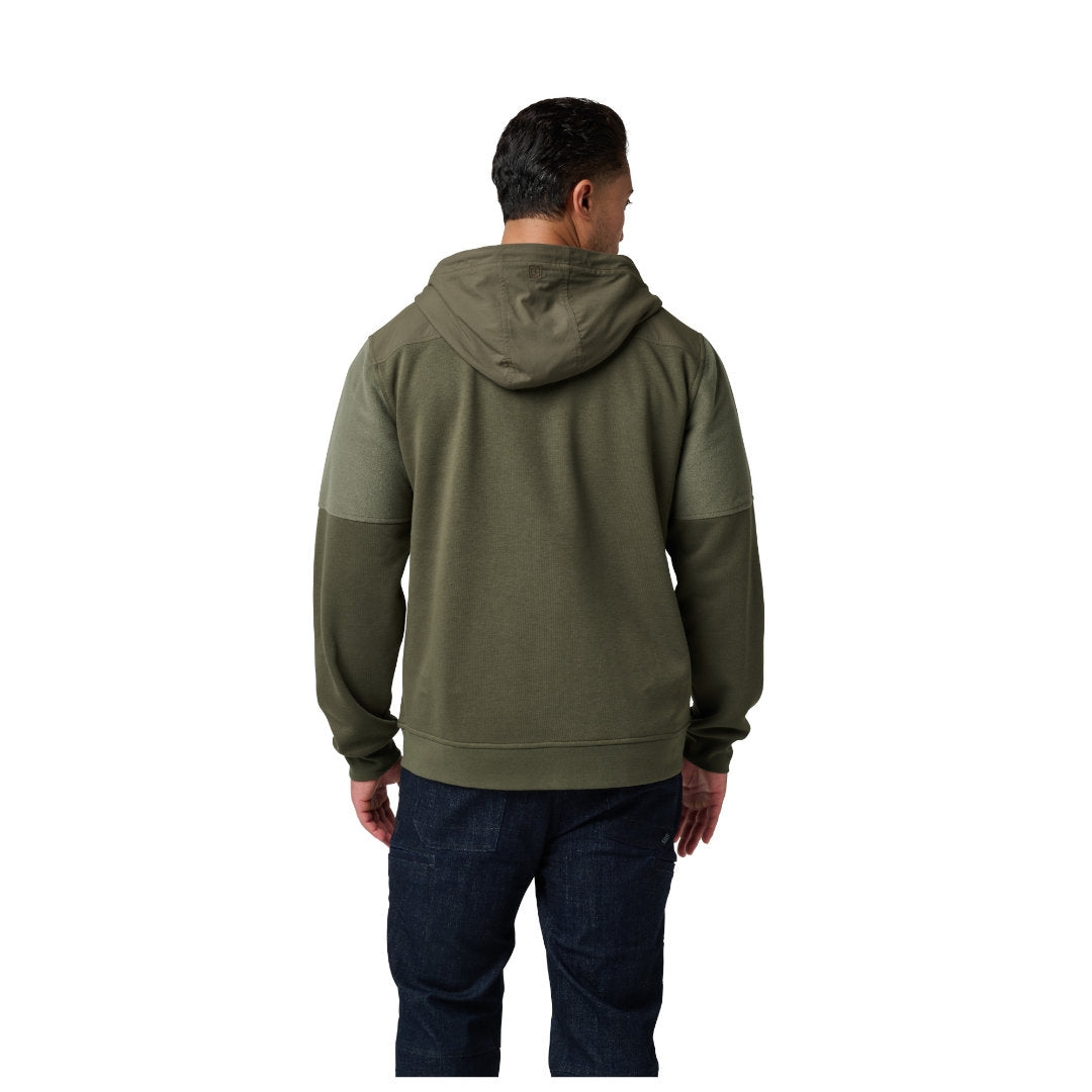 Veste Adhere 5.11 Tactical hybride à capuche déperlante et empiècements auto-agrippants