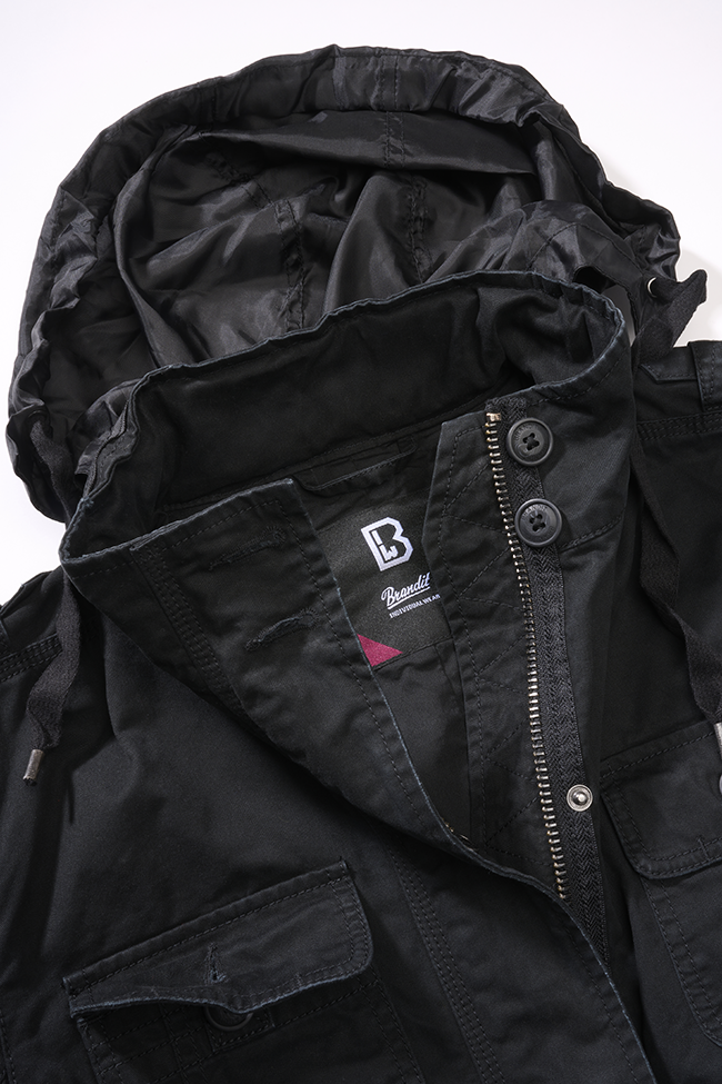 Veste Brandit Britannia coupe femme en coton capuche dans le col et quatre poches