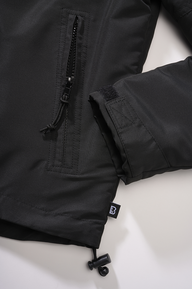 Veste coupe-vent Brandit coupe femme doublée polaire capuche et poches à glissière