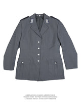 Veste d'uniforme Bundeswehr coupe femme, laine vierge et polyester, occasion, lot de 10