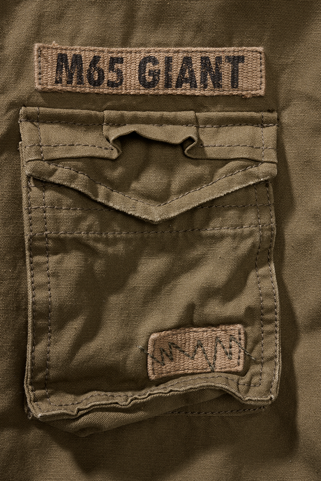 Veste enfant Brandit M65 Giant coton doublure amovible six poches et capuche dans le col